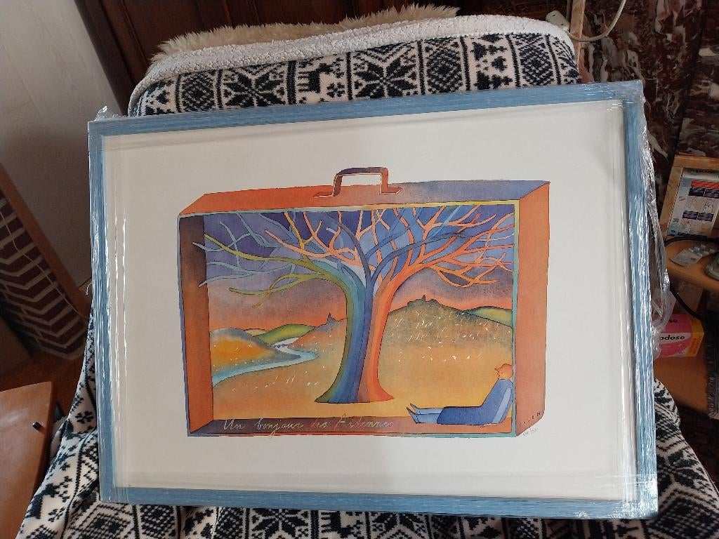 LITHOGRAPHIE DE JEAN-MICHEL  FOLON, Enlèvement