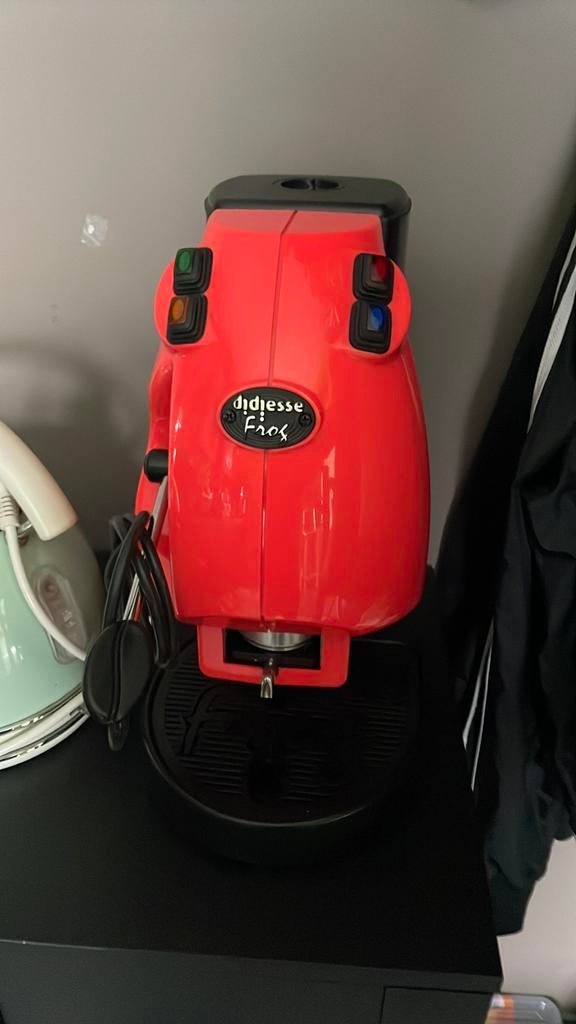 Machine à expresso Didiesse Frog — Rouge, Electroménager, Enlèvement, Comme neuf, Autres marques