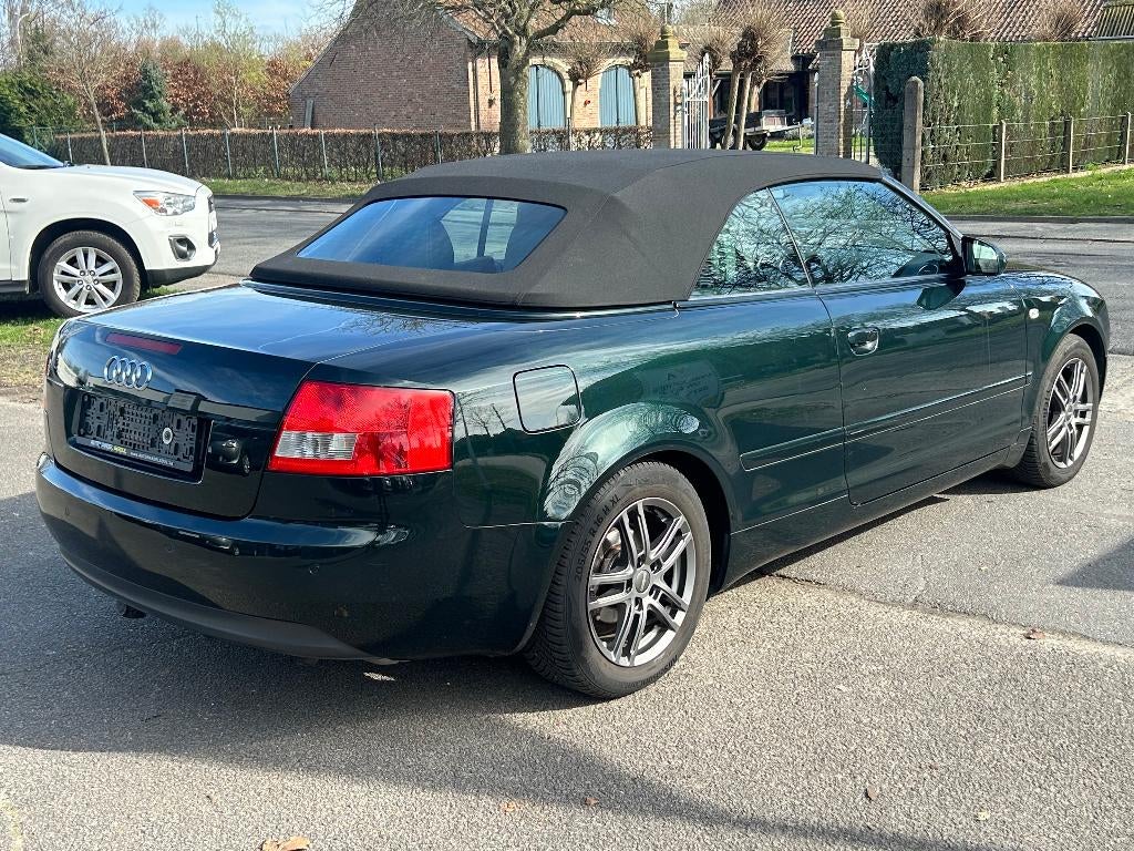 Audi A4 2.5TDi Cabrio, 2003, 217.110km, 1e eige, Keuring VVK, Auto's, Audi, Bluetooth, 4 zetels, Achterwielaandrijving, Cabriolet