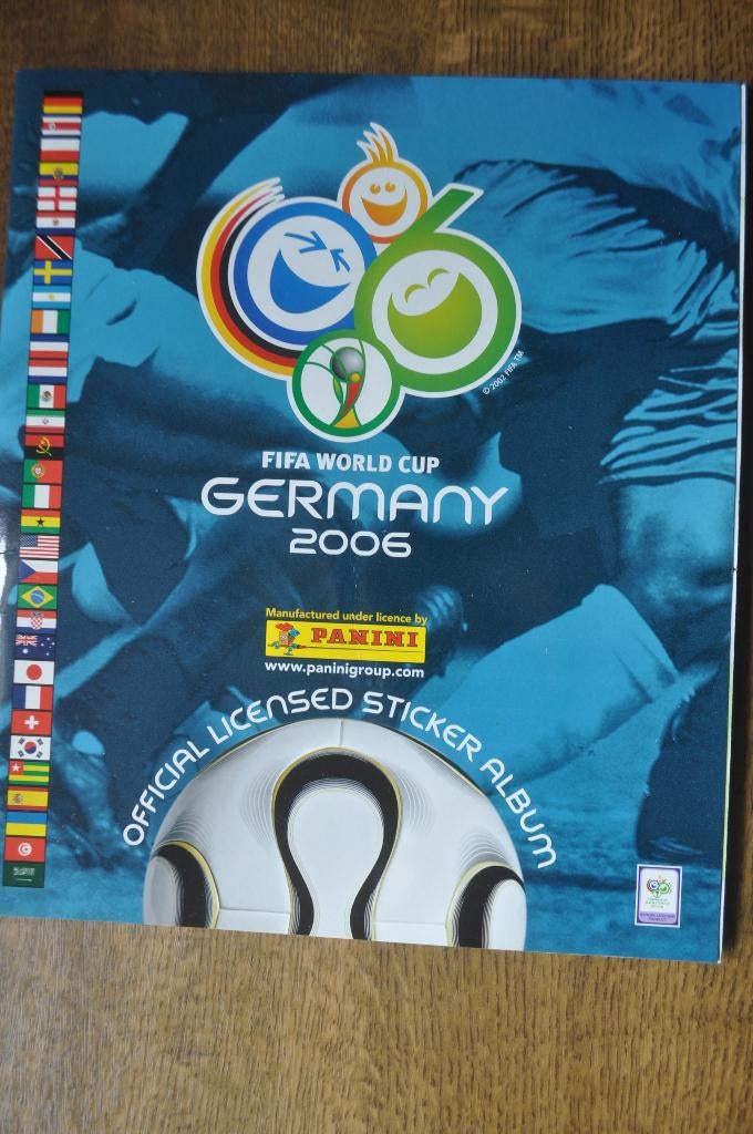 PANINI COMPLEET ALBUM WORLD CUP 2006 GERMANY, Enlèvement ou Envoi, Utilisé, Plusieurs autocollants