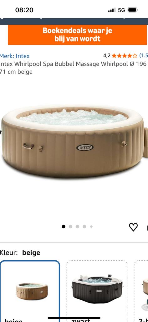 Intex jacuzzi met toebehoren, Jardin & Terrasse, Bains à remous et Spas, Enlèvement, Comme neuf, Tapis de sol