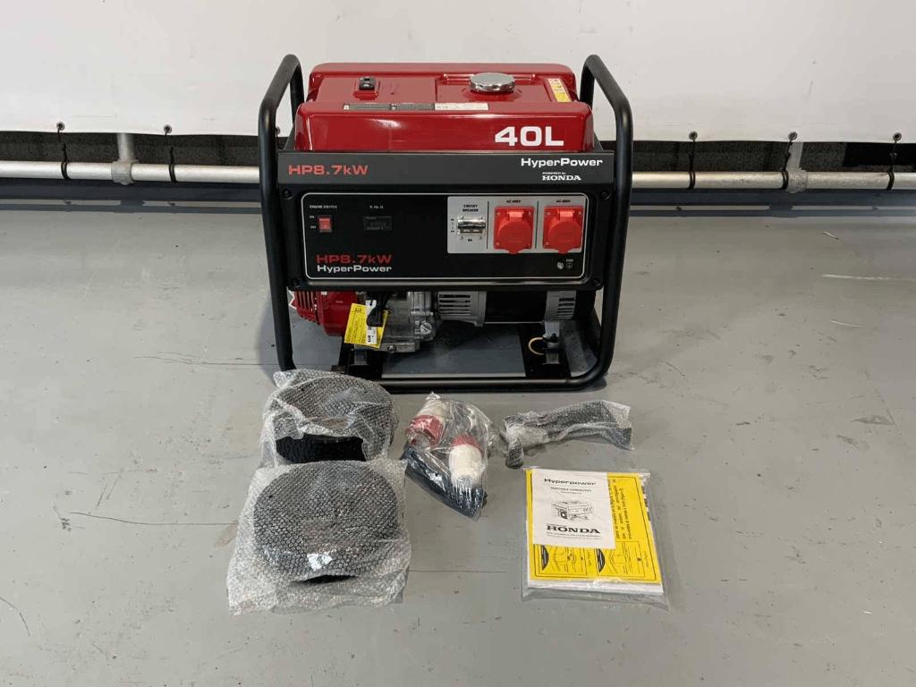 Groupe générateur/groupe électrogène Honda HP 8.7KW, Enlèvement