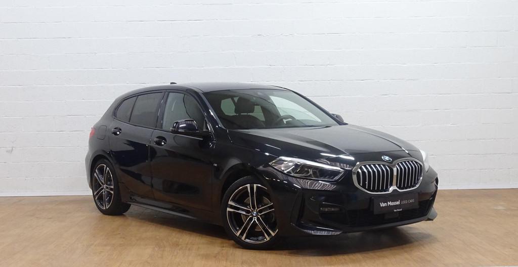 BMW 1-serie 118iA, Auto's, BMW, Gebruikt, Zwart, Zwart, Bedrijf