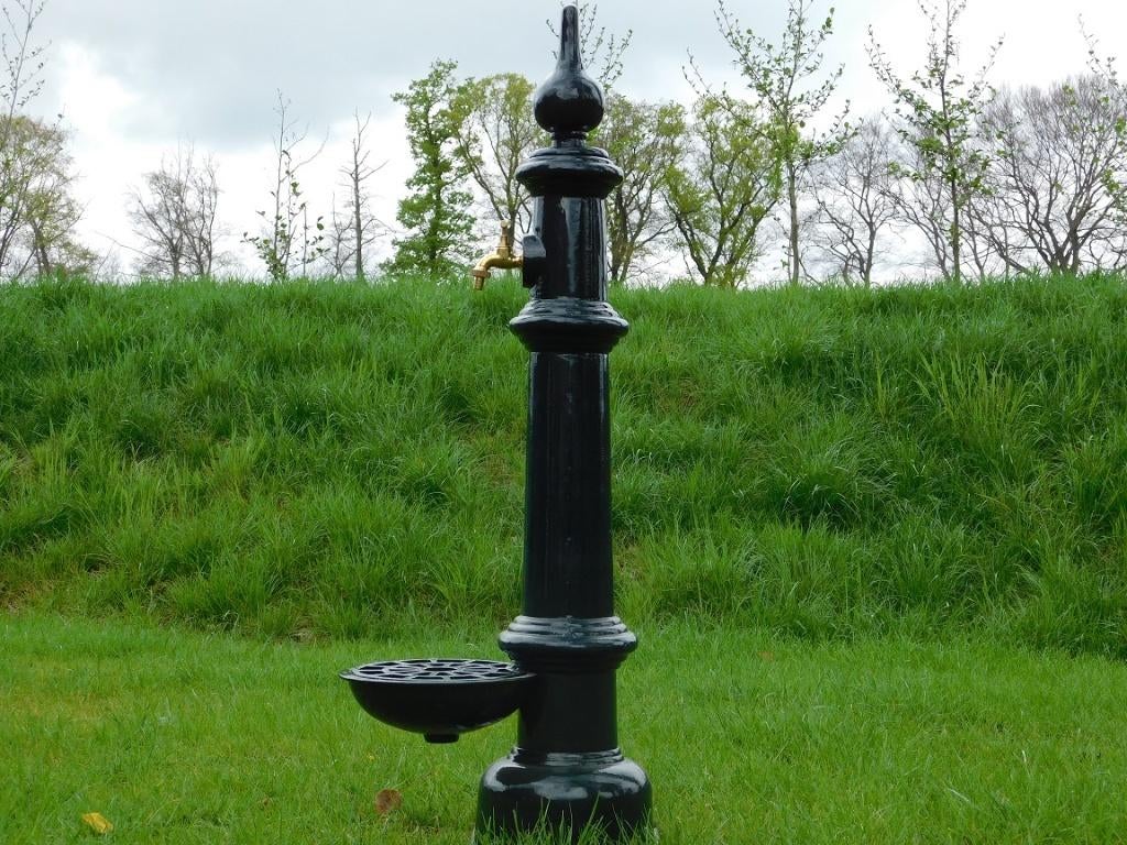 Eenmalig: Staande Waterkraan - 120 - Donkergroen, Tuin en Terras, Ophalen of Verzenden, Aluminium, Waterornament