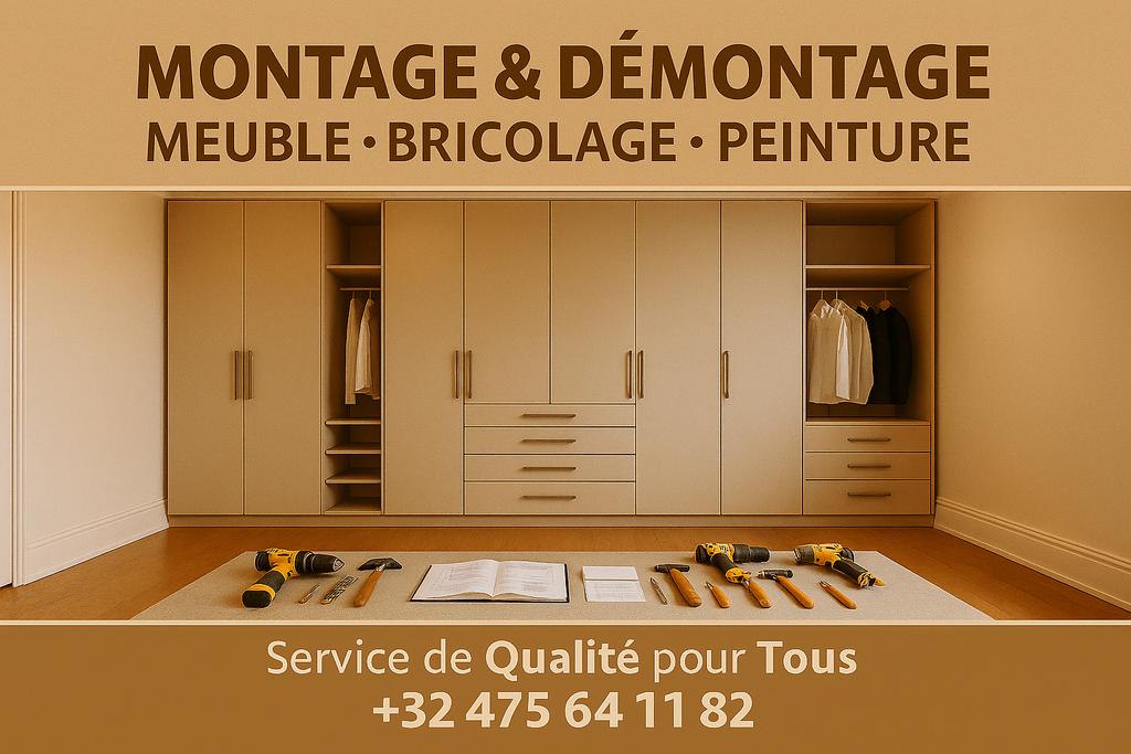 Montage démontage meubles, Maison & Meubles, Enlèvement ou Envoi, Comme neuf