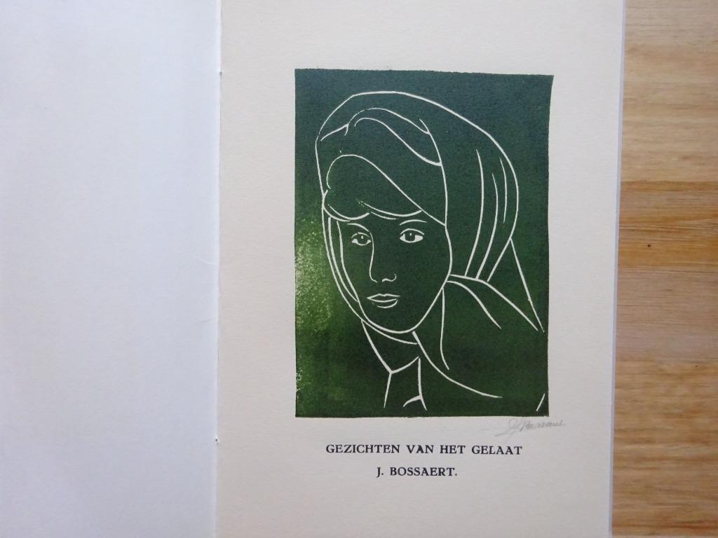 Jozef Bossaert. Gezichten van het gelaat.1994 kunstmapje, Enlèvement ou Envoi