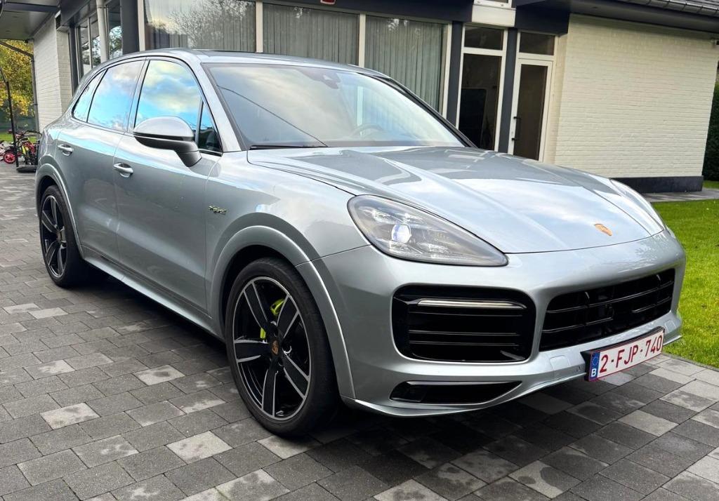 Porsche Cayenne 3.0 E-Hybrid 462 Pk, Autos, Cuir, Achat, Entretenue par le concessionnaire, Noir