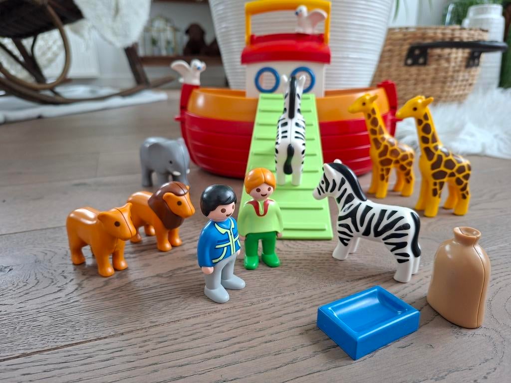 Playmobil 123 ark van noach 6765, Kinderen en Baby's, Speelgoed | Playmobil, Zo goed als nieuw, Complete set, Ophalen of Verzenden