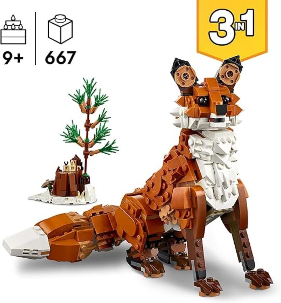 LEGO Creator the Red Fox LIVRAISON RAPIDE ET GRATUITE, Envoi, Neuf, Ensemble complet, Lego