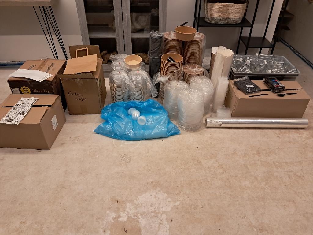 Lot verpakkings materiaal voeding, Zakelijke goederen, Ophalen