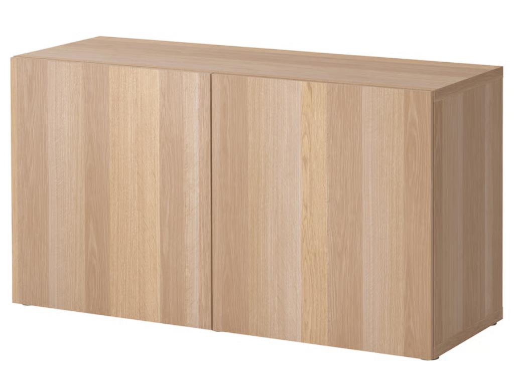 horizontale BESTA kast (Ikea), Ophalen, Met deur(en), Zo goed als nieuw, Minder dan 150 cm