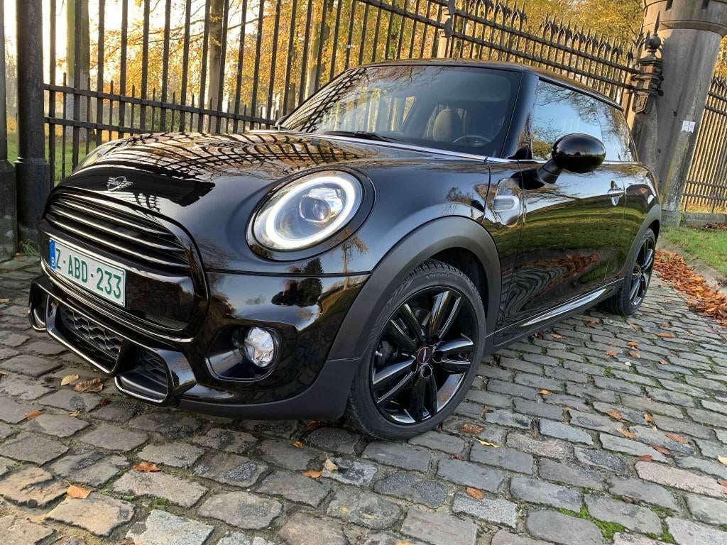 mini cooper **JCW kit ** 4/2018 **black edition ** led *pdc*, Auto's, Mini, 4 zetels, Alcantara, Zwart, Bedrijf