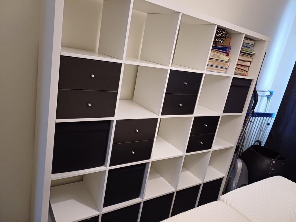 Armoire ouverte KALLAX, blanche, 182x182 cm, Maison & Meubles, Armoires | Bibliothèques, Enlèvement