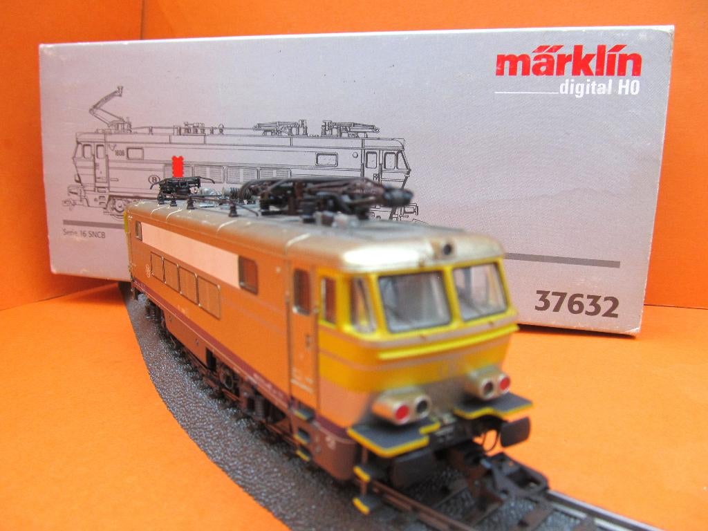 MÄRKLIN 37632 - LOCO SNCB série 16 GOLD - DIGITAL - H0 -1:87, Hobby & Loisirs créatifs, Trains miniatures | HO, Enlèvement ou Envoi