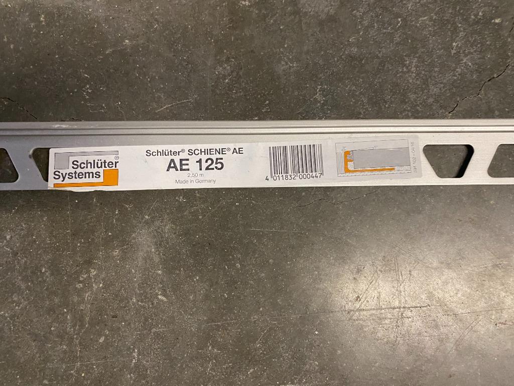 Schluter Schiene AE125, Ophalen, Nieuw, Aluminium