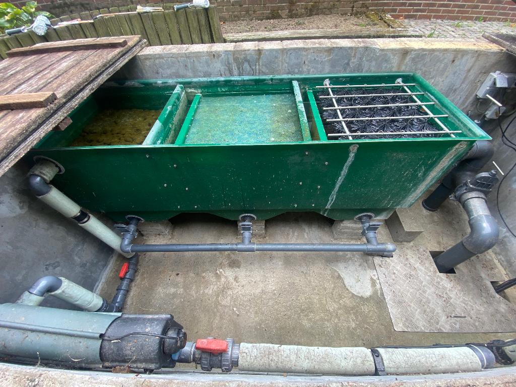 3-kamerfilter voor (koi)vijver, Tuin en Terras, Vijver-toebehoren, Ophalen, Gebruikt, Vijverfilter