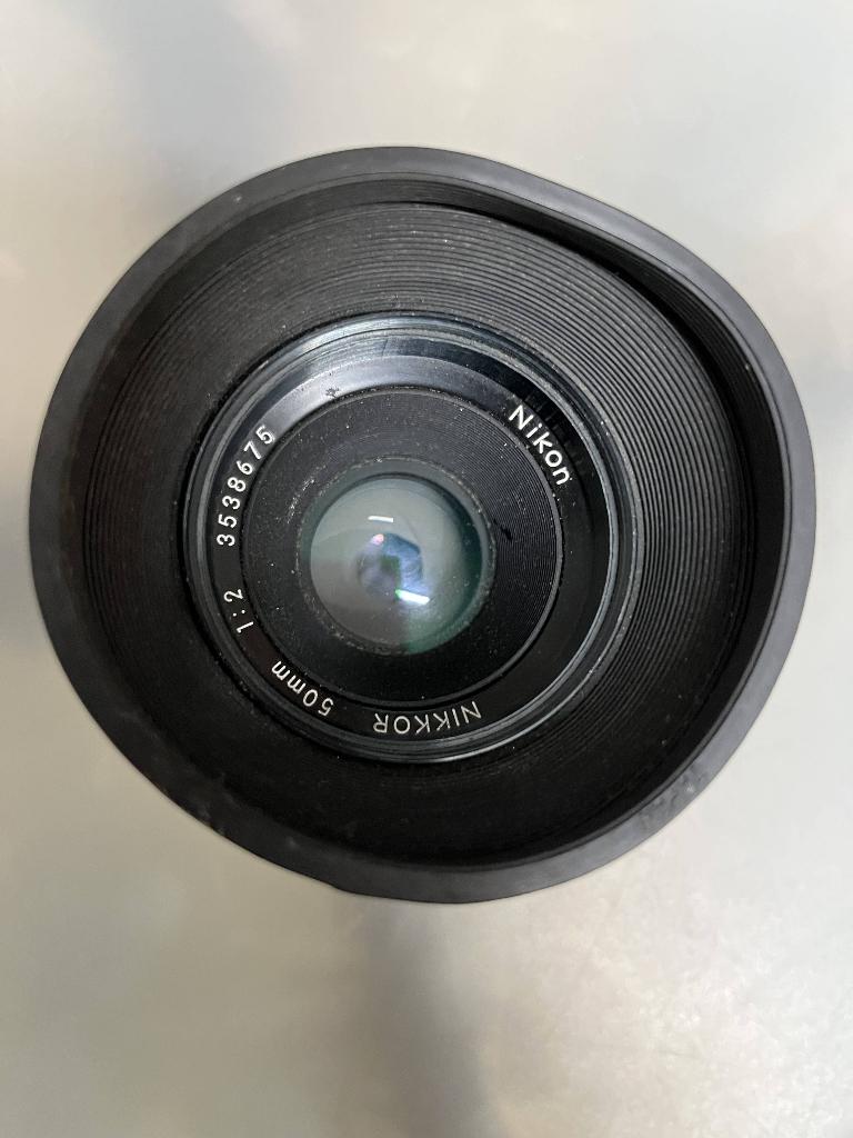 Objectif manuel Nikon 50 mm F 2, Envoi, Utilisé, Reflex miroir, Nikon