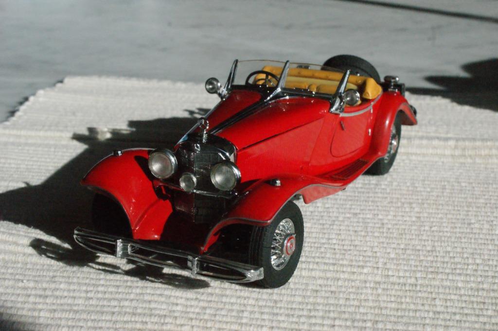 Mercedes 500 K, 1935, cabriolet, Franklin Mint, 1:24, Hobby & Loisirs créatifs, Voitures miniatures | 1:24, Comme neuf, Voiture