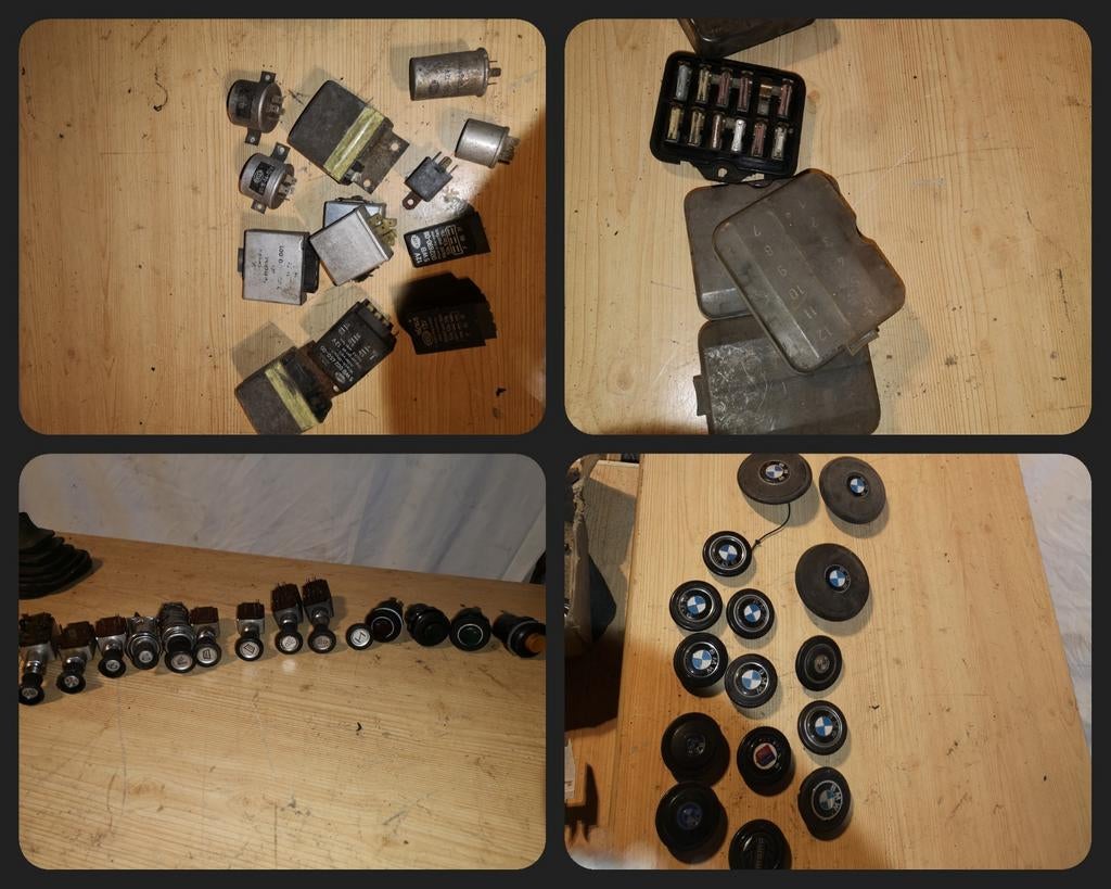 Bmw e10 1502-2002tii, klaxon volant, interrupteur, relais,.., Autos : Pièces & Accessoires, Autres pièces automobiles, Enlèvement ou Envoi