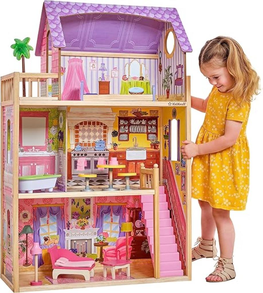 Maison de poupée en bois KidKraft Kayla LIVRAISON RAPIDE ET, Envoi, Neuf, Maison de poupées