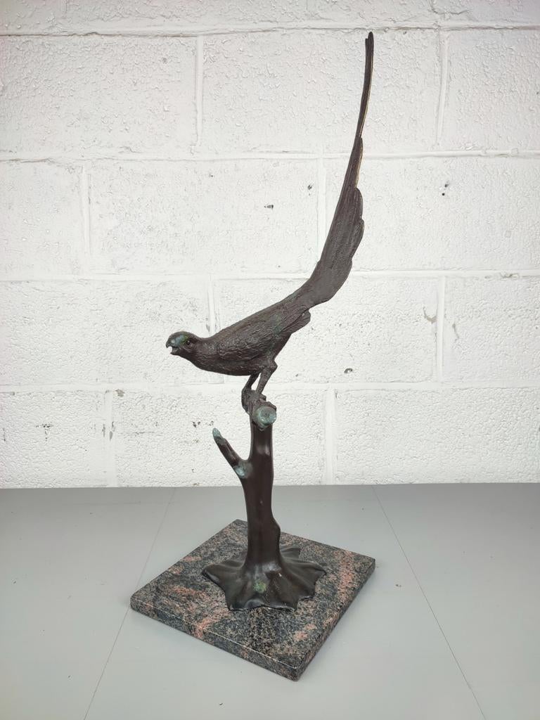 Bronzen beeld fazant, Antiek en Kunst, Antiek | Brons en Koper, Ophalen