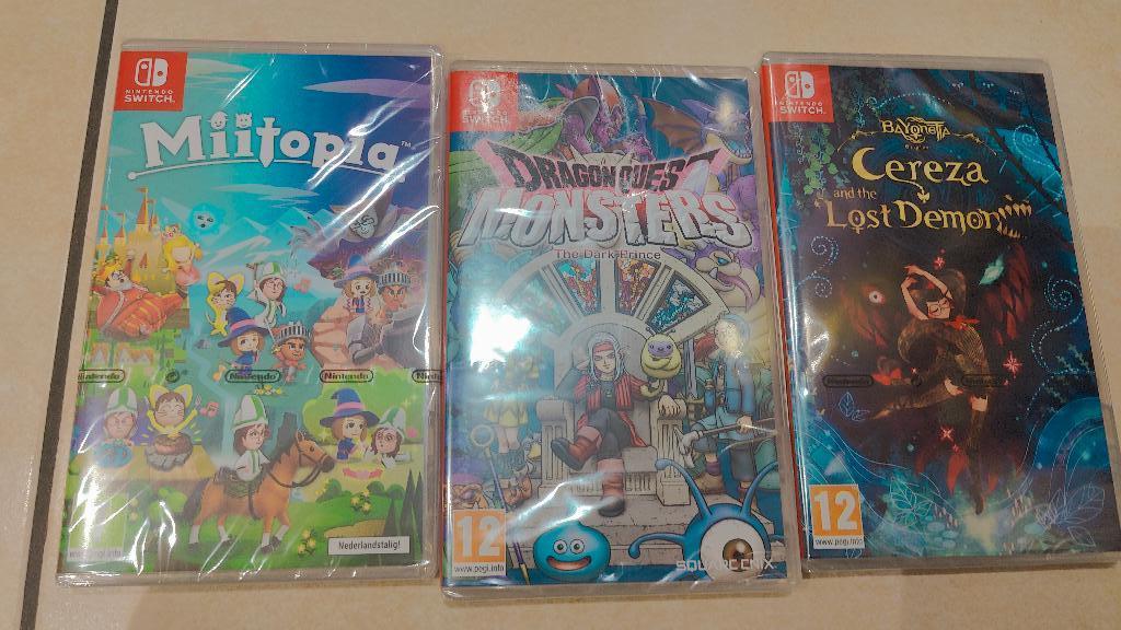 3 splinternieuwe Nintendo switch games, Ophalen, Nieuw