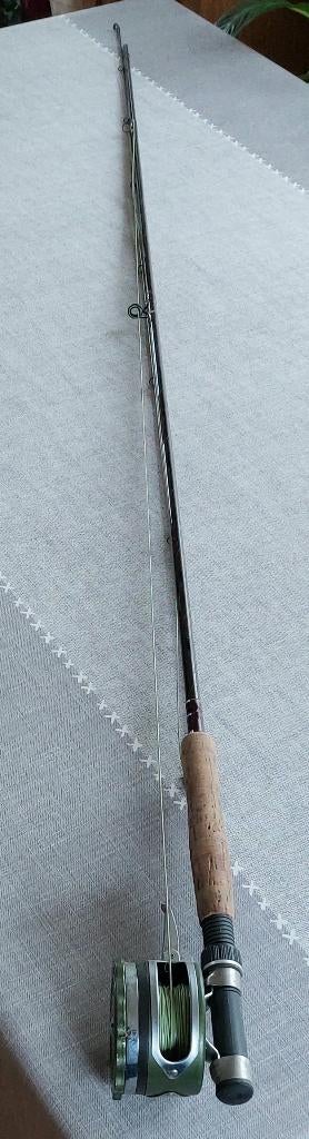 Canne pour pêche à la  mouche avec moulinet CRACK 800, Enlèvement, Moulinet