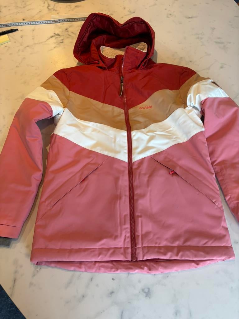 Ski jas meisje - protest - maat 176, Ophalen, Zo goed als nieuw, Ski, Protest