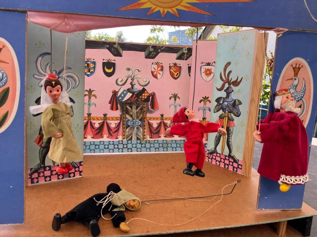 Mini-theater - vintage, Antiek en Kunst, Antiek | Speelgoed, Ophalen