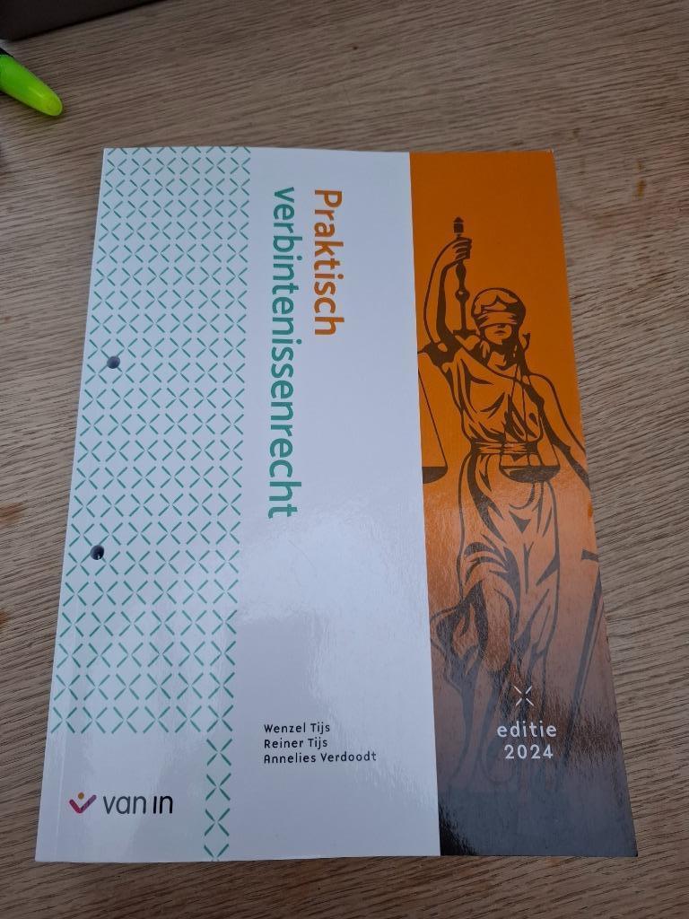 Handboek Praktisch Verbintenissenrecht, Boeken, Studieboeken en Cursussen, Ophalen of Verzenden, Nieuw, Hogeschool, Wenzel Tijs