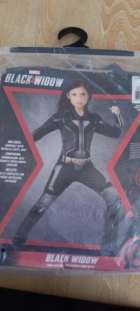 Déguisement fille "Black Widow" - taille 8/10 ans, Enlèvement ou Envoi, Utilisé, Fille