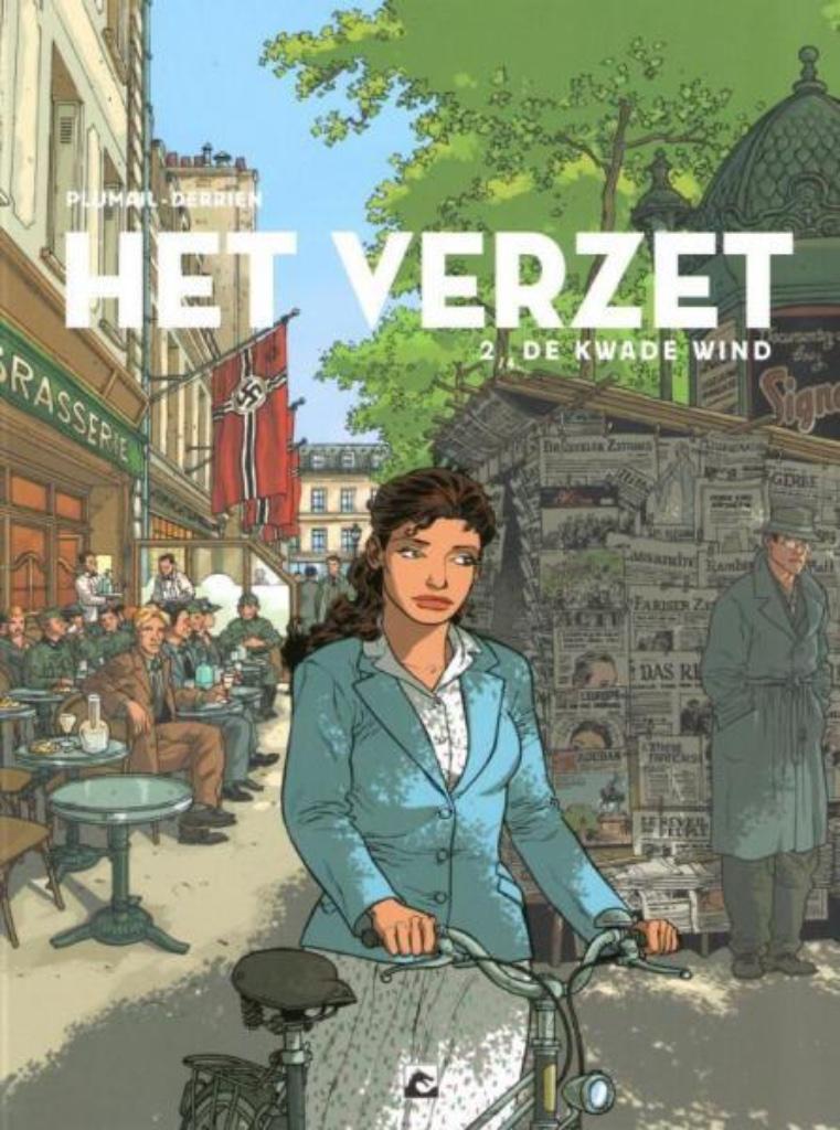 Strip- Het verzet: 2. De kwade wind, softcover, 1e druk, Boeken, Stripverhalen, Verzenden, Eén stripboek, Nieuw, Derrien/Plumail