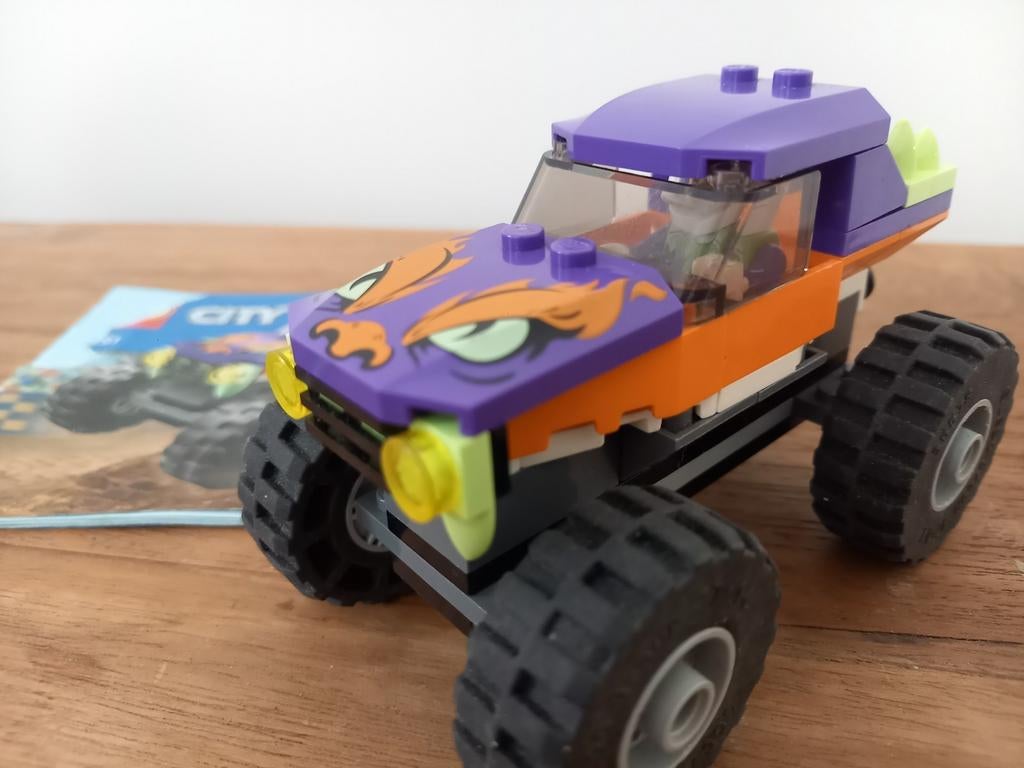 Lego City 60251 monstertruck, Ophalen of Verzenden, Zo goed als nieuw, Lego