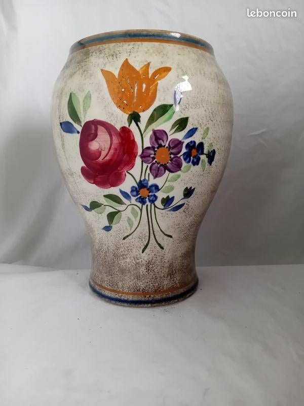 2 Vases art déco Boch Frère Keramis Catteau, Antiquités & Art, Enlèvement ou Envoi