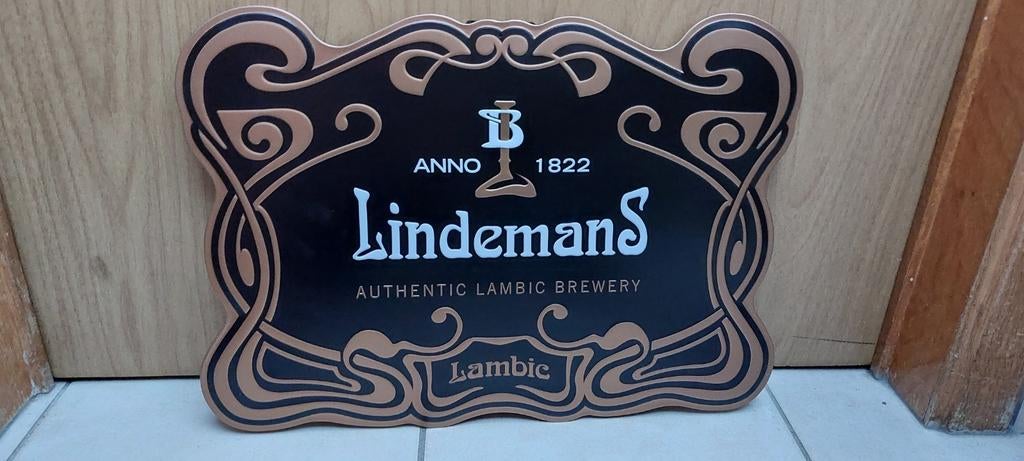 Panneau publicitaire Lindemans, Enlèvement ou Envoi, Neuf, Panneau publicitaire