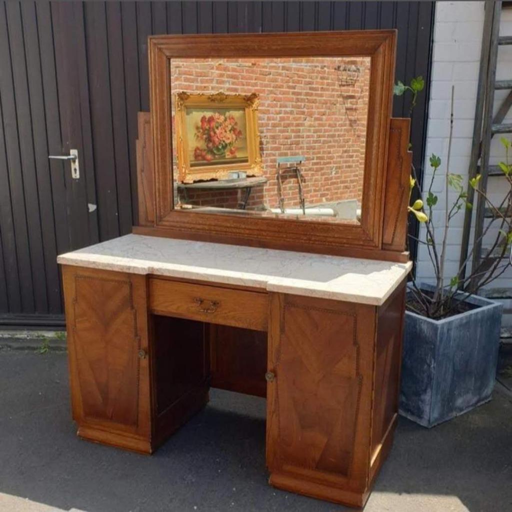 Bureau / kaptafel met spiegel, Huis en Inrichting, Bureaus, Ophalen