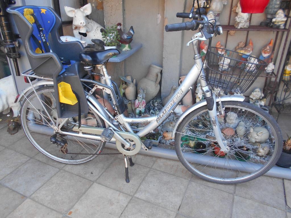 damesfiets alu city star, Fietsen en Brommers, Gebruikt, 47 tot 50 cm, Versnellingen, Ophalen