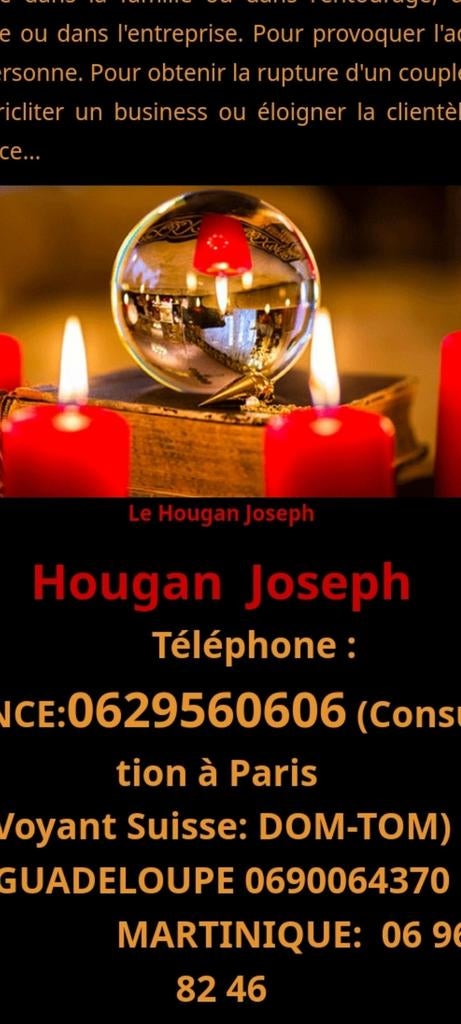 Voyant medium paris 06 29 56 06 06 voyance vaudou paris 17m, Tickets en Kaartjes