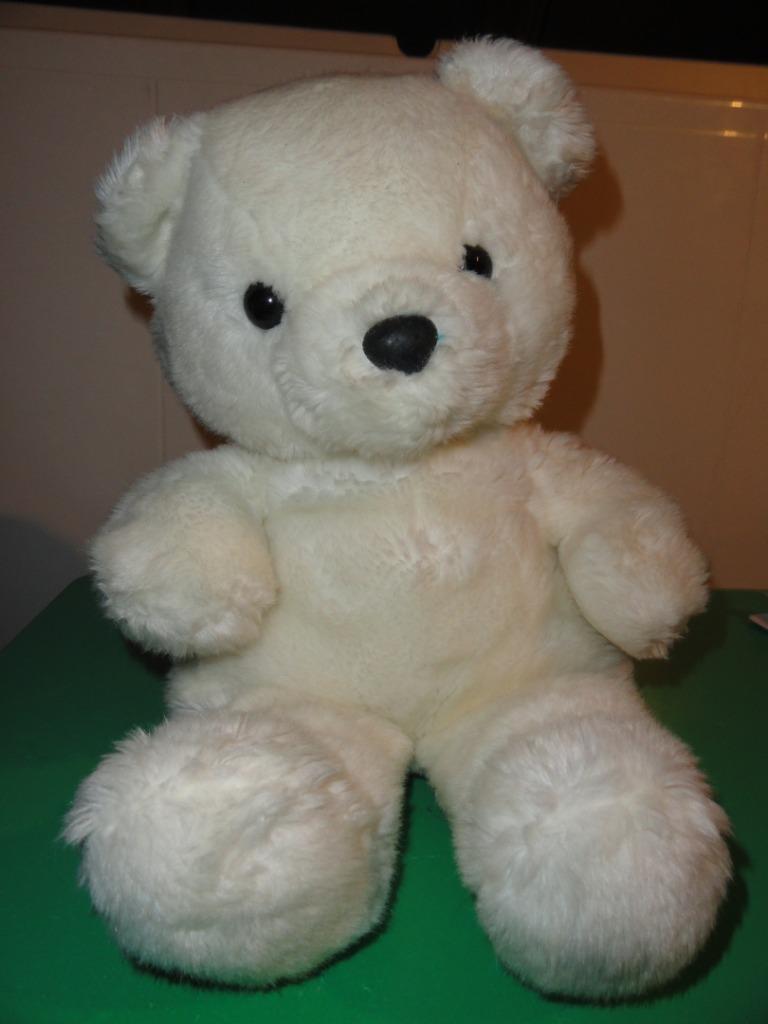 Knuffel in de vorm van een witte superzachte beer, Ophalen of Verzenden, Zo goed als nieuw, Beer