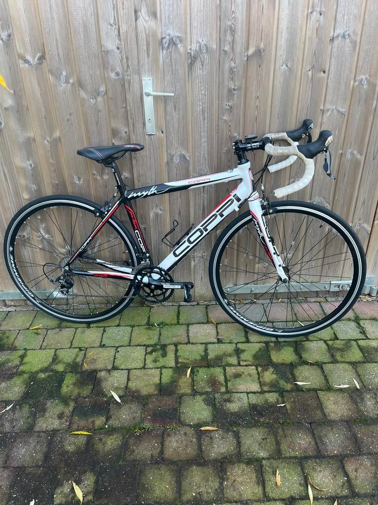 Te koop koersfiets - koerskleren - koerschoenen, Fietsen en Brommers, Zo goed als nieuw, 15 tot 20 versnellingen, 53 tot 57 cm