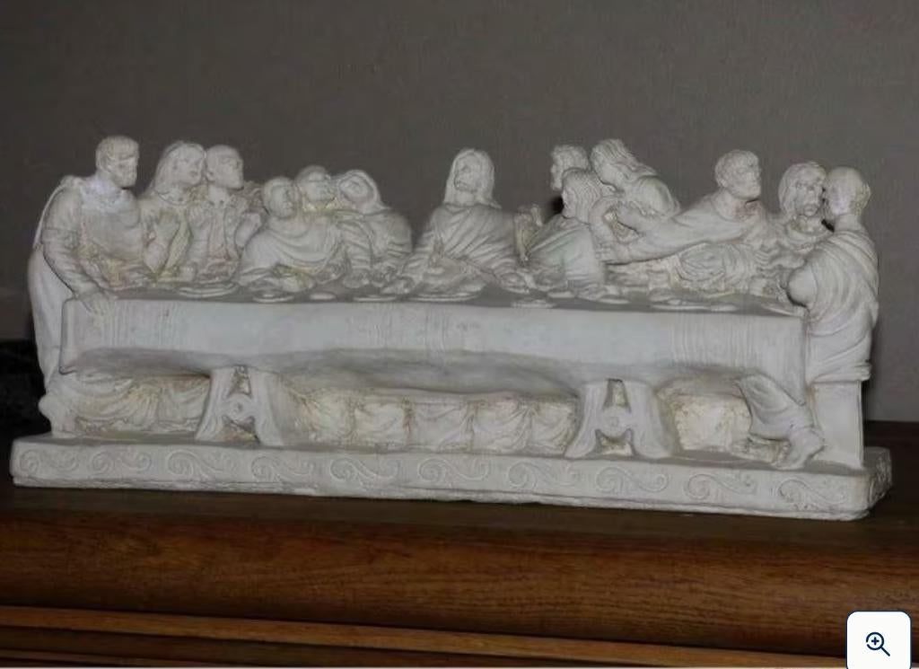 Scène en pierre de la Cène, Antiquités & Art, Enlèvement ou Envoi