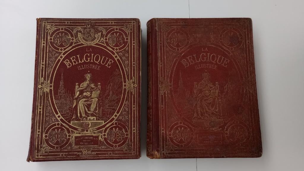 1880 La Belgique illustrée : tome I + II, Antiquités & Art, Antiquités | Livres & Manuscrits, Enlèvement ou Envoi