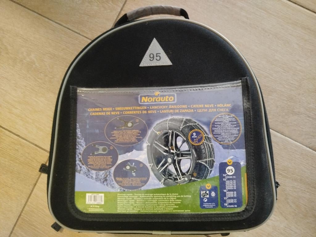 Chaînes à neige, Enlèvement, Neuf