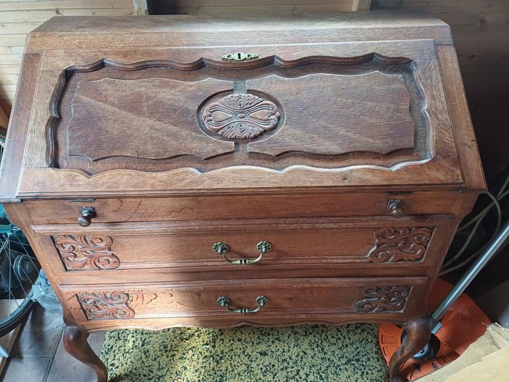 Secrétaire antique, Enlèvement, Utilisé, Chêne