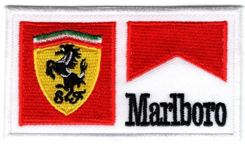 Ferrari Marlboro stoffen opstrijk patch embleem #6, Envoi, Neuf