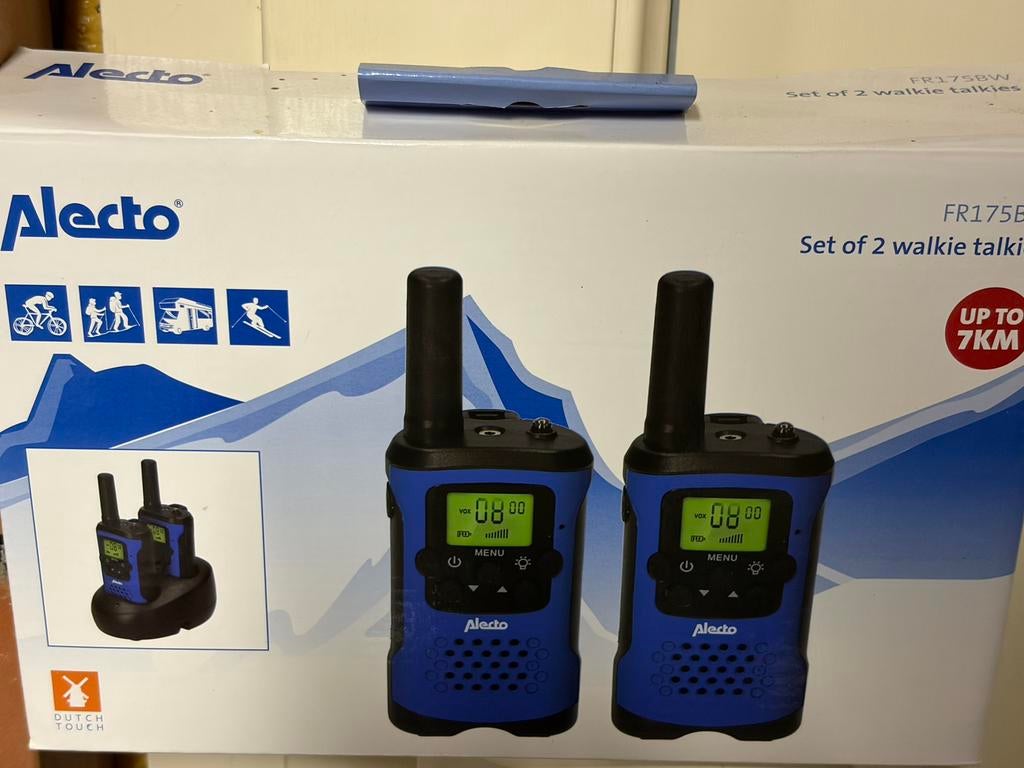 Walkie talkies, Ophalen, Zo goed als nieuw