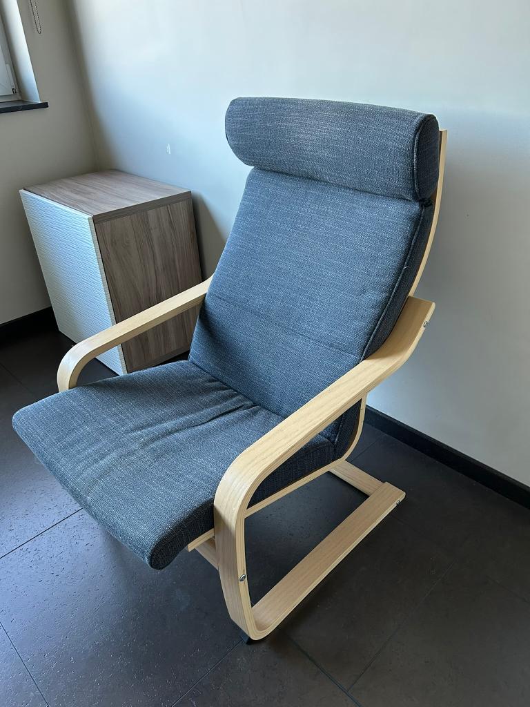 Ikea POÄNG, 75 à 100 cm, Comme neuf, Enlèvement, Tissus