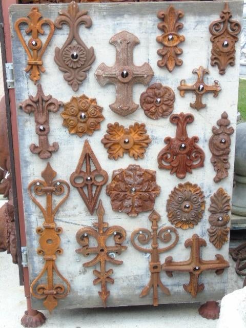 gietijzeren gevelanker voor baksteen, muur, balk, Tuin en Terras, Tuinbeelden, Ophalen of Verzenden, Nieuw, Metaal, Overige typen