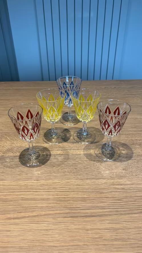 Verres à vin vintage, Antiquités & Art, Enlèvement