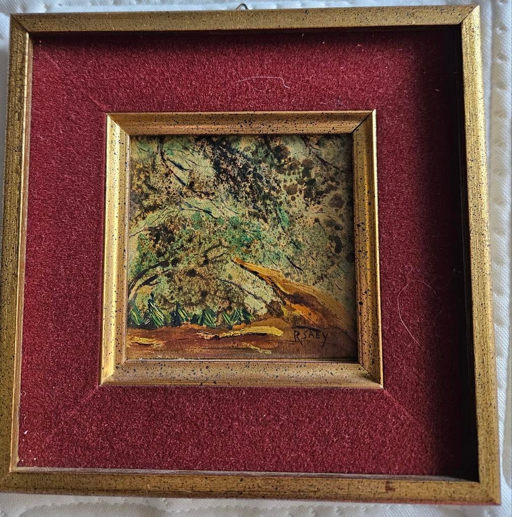 Peinture de R. Saey, Enlèvement ou Envoi